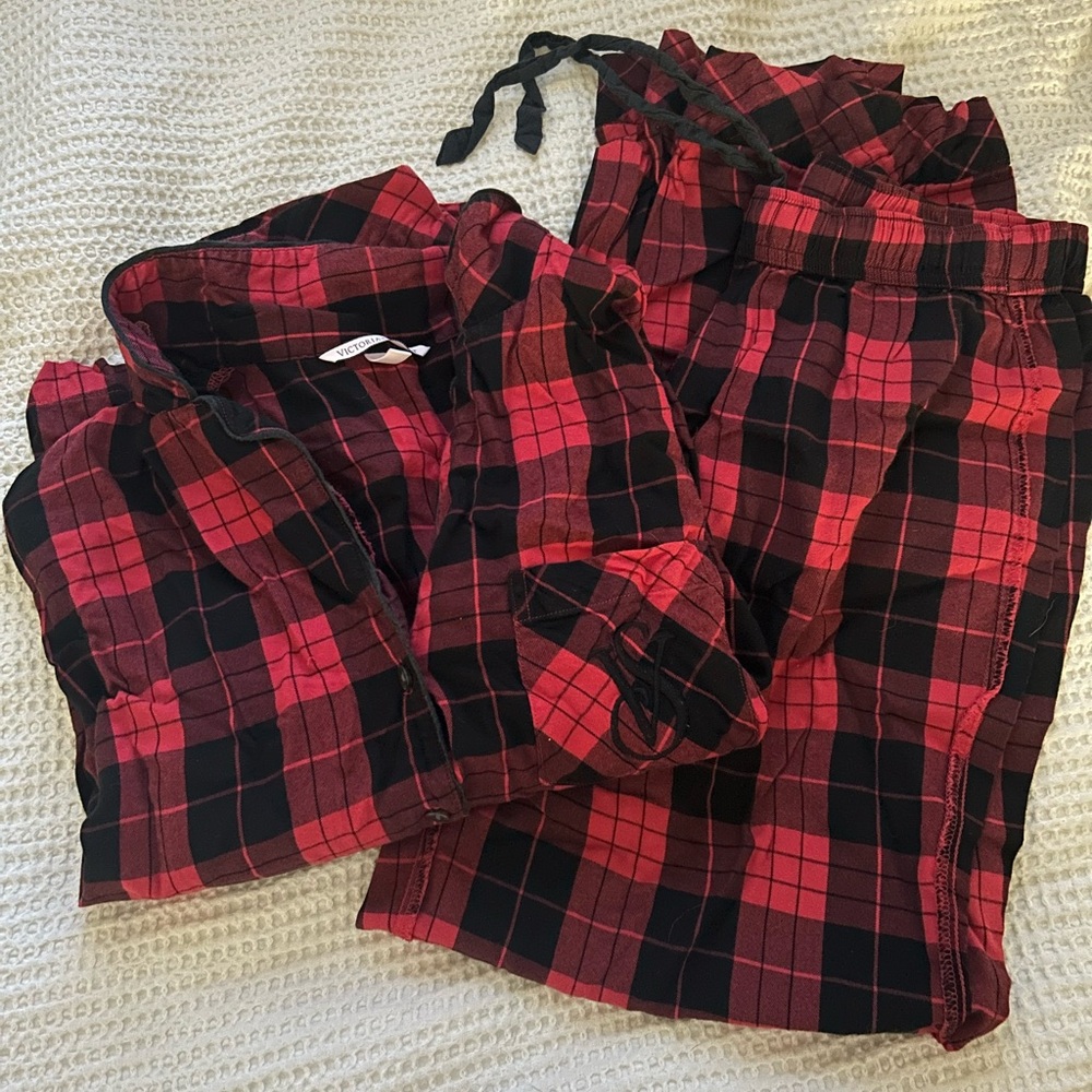 Victorias Secret Plaid PJ Set